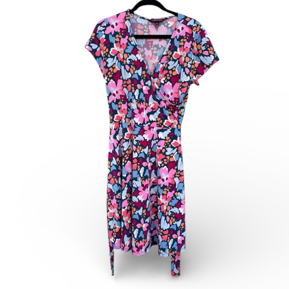 41 Hawthorn Faux Wrap Floral Dress Tie Belt